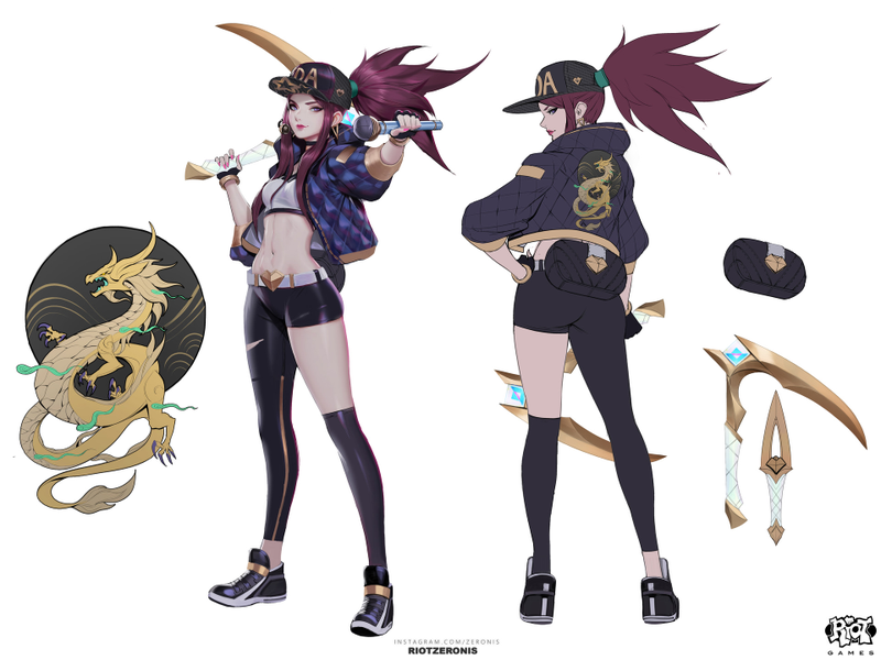 Illustration for article titled The Art Behind League Of Legends' K-Pop VideoÂ